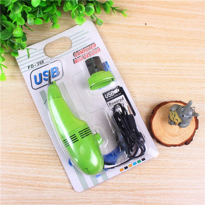 Small Portable USB Vacuum Cleaner Brush Dust Collector Computer Keyboard Phone Laptop Universal Cleaning Gadgets Accessories