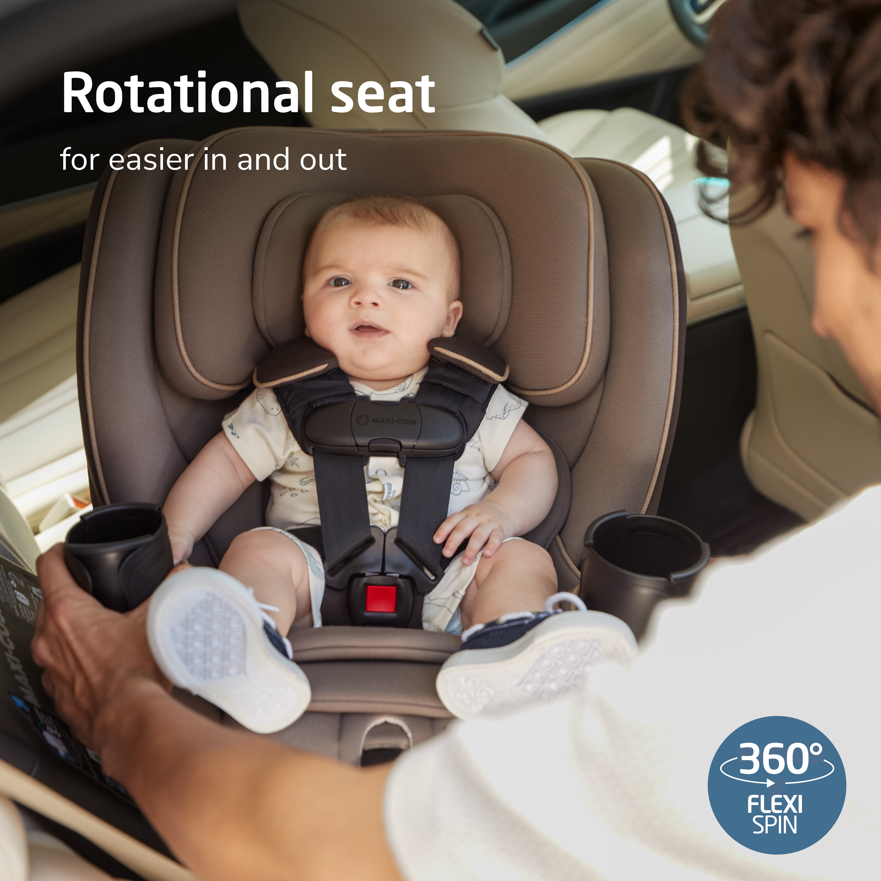 Andi 360° Rotating All-in-One Convertible Car Seat
